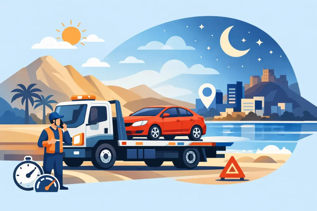 24 Hour Car Recovery Fujairah for Fast Help