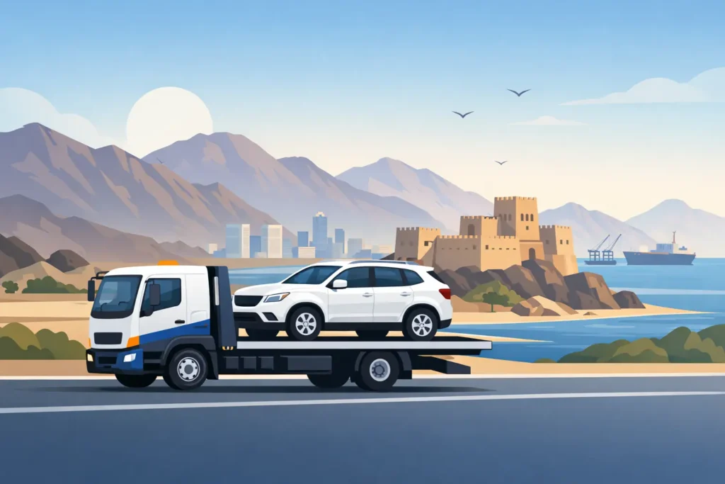 Flatbed Transport Fujairah: Safe Vehicle Moves