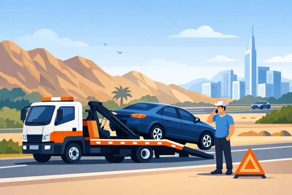 Tow Truck Fujairah for Fast Roadside Help