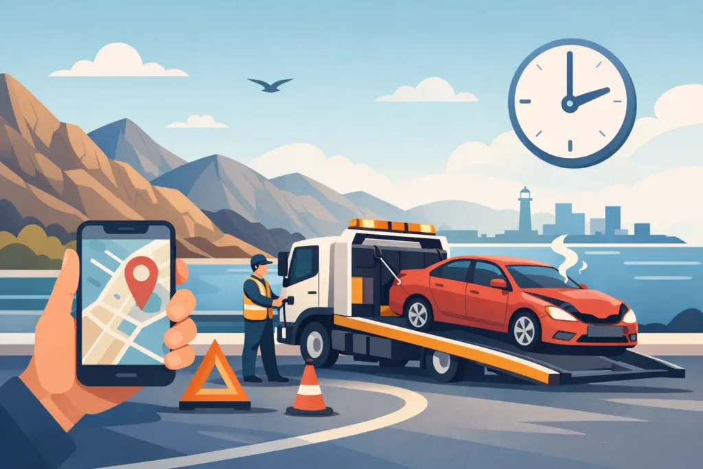 Car Recovery in Fujairah When Every Minute Counts